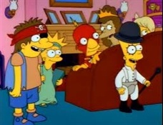 Los Simpson referencia a La naranja mecánica-Trabalibros