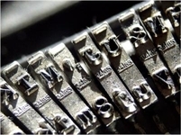 Trabalibros-letras máquina escribir