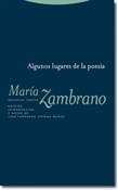Algunos lugares de la poesía (María Zambrano)-Trabalibros