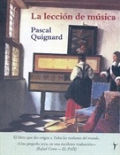 La lección de música (Pascal Quignard)-Trabalibros